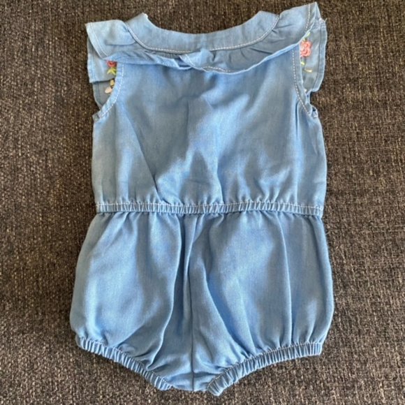 3 Month Denim Onesie - Picture 2 of 4